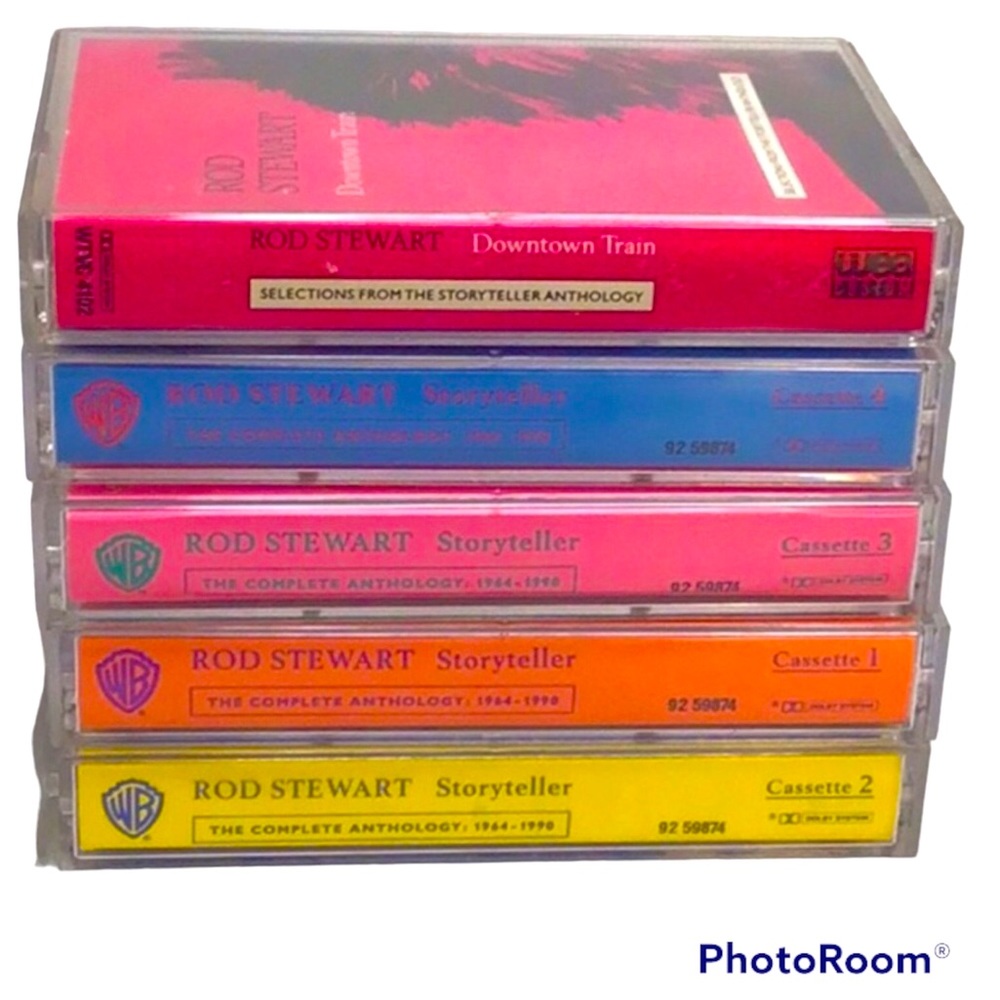 🍄 Rod Stewart Cassette Bundle 5pc.